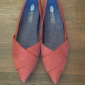 Dr. Scholl’s suede pointed toe flats, size 11